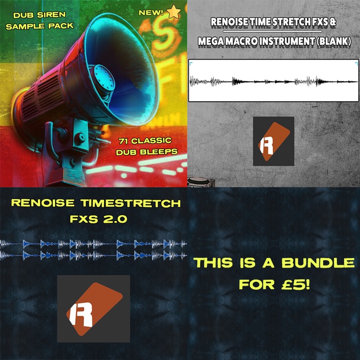 Timestretch FXs v1 + v2 + Mega Macro FXs + Dub Bleeps