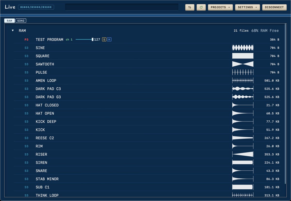 Sampler Forge VST window
